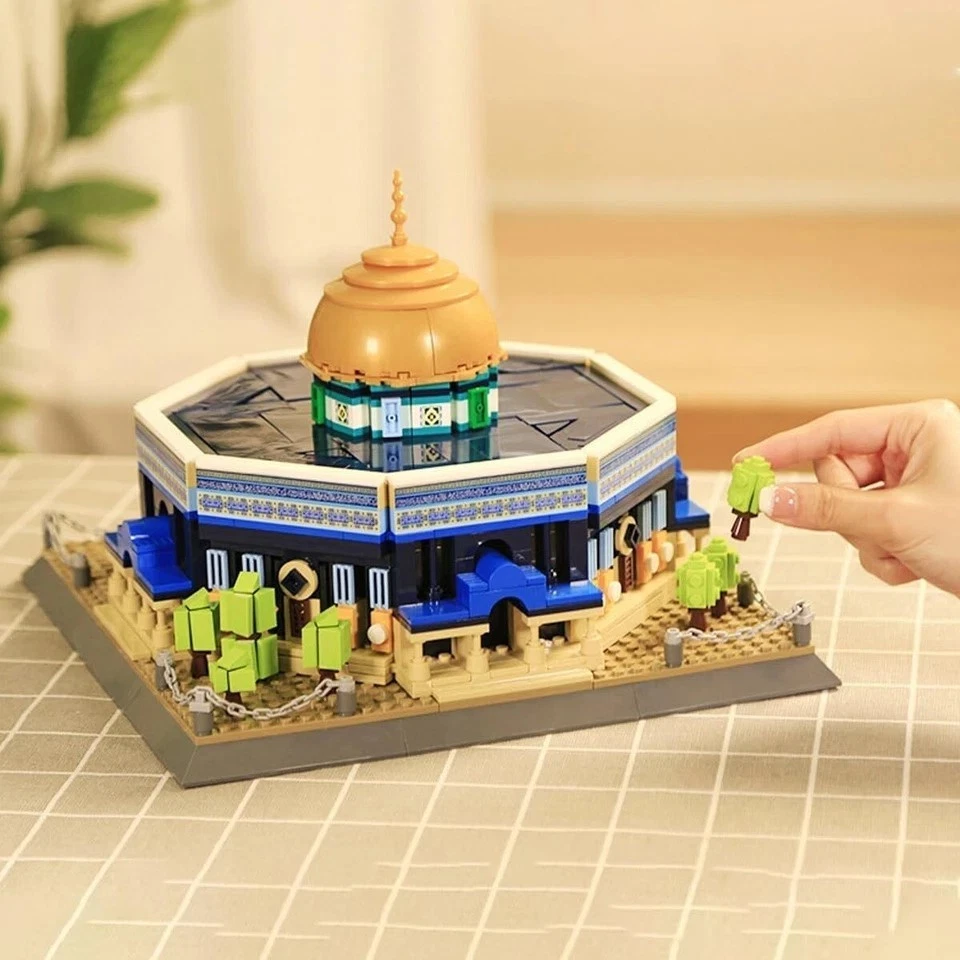 Building Toys Dome of the Rock Mosque Building Blocks Set – Architecture Model - Image 4