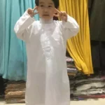 Thoub Jubba Islamic Arabian Jubbah BOYS Thobe KIDS White Collar