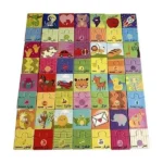 Nimnim Toys Arabic Alphabet Puzzle Game - 28 Piece Educational Cardboard puzzle