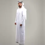 Saudi Arabian Men's Thobe Robes with Long Sleeve and Solid Pockets arab thobes - Image 6