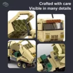 HIMERS Building Blocks Set for Military Vehicle Armoured Model Brick Set - Image 2