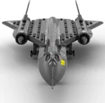 Building Block Toy Fighter Airforce SR-71A Jet Blackbird Plane Model Kit 183pcs - Image 3