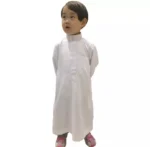 Thoub Jubba Islamic Arabian Jubbah BOYS Thobe KIDS White Collar - Image 4