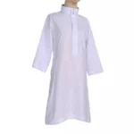 Thoub Jubba Islamic Arabian Jubbah BOYS Thobe KIDS White Collar - Image 3