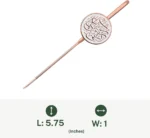 Islamic Metal Quran Bookmark – Quran Mark in Iqra, Rabbi Zidni Ilma & Bismillah - Image 2