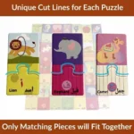 Nimnim Toys Arabic Alphabet Puzzle Game - 28 Piece Educational Cardboard puzzle - Image 4