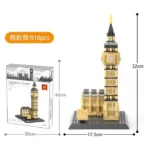 Building Toys Big Ben of London Building Block Set – 892pcs Architecture Model - Image 2