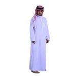 Thoub Jubba Islamic Arabian Jubbah For BOYS Thobe For Men White Collar 3 Pocket - Image 6