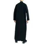 Men's Black Saudi Style Thobe Full Length, Islamic Gift for Ramadan, Eid, Umrah - Image 4